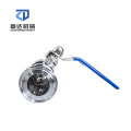 Sanitary ball valve internal threaded external threaded stainless steel globe valve manual spanner ball valve